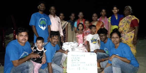 Clean up earth - Samiyarpettai Cuddalore Beach, Cuddalore District